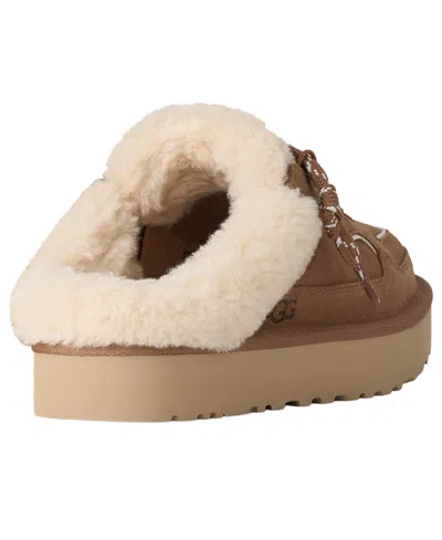 Ugg Suede Lowmel Mules In Brown