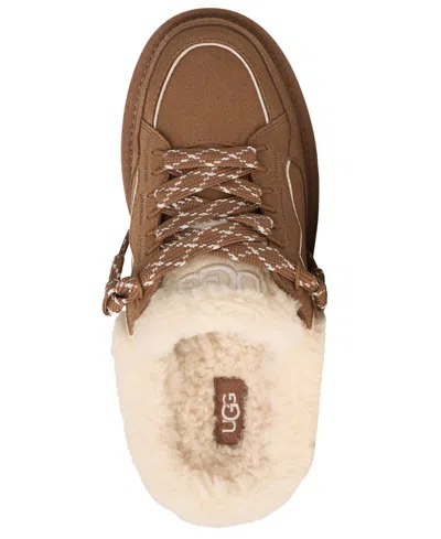 Ugg Suede Lowmel Mules In Brown
