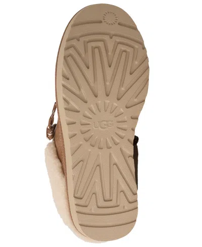 Ugg Suede Lowmel Mules In Brown
