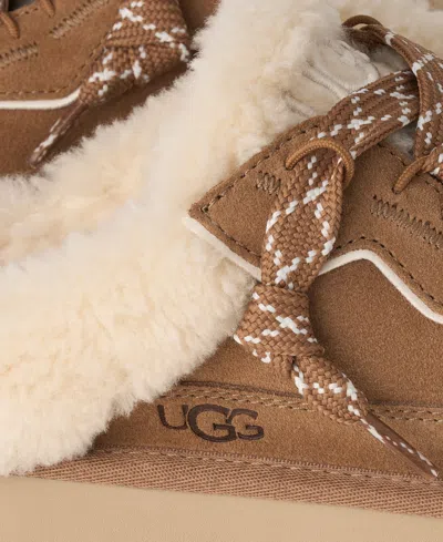 Ugg Suede Lowmel Mules In Brown