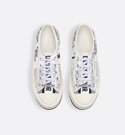 Dior Walk'n' Platform Sneaker In White