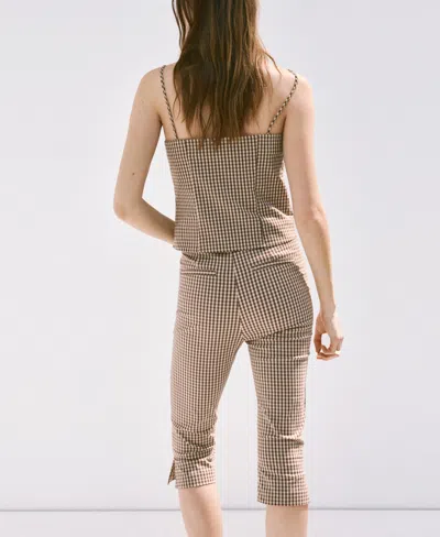 Mango Farm Capri Pants In Brown