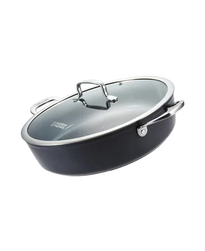 Cuisine::pro Green Stone 6.1-quart Ultimate Pan With Lid In Black