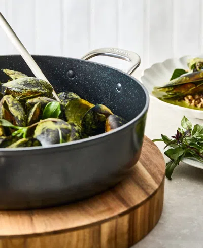 Cuisine::pro Green Stone 6.1-quart Ultimate Pan With Lid In Black