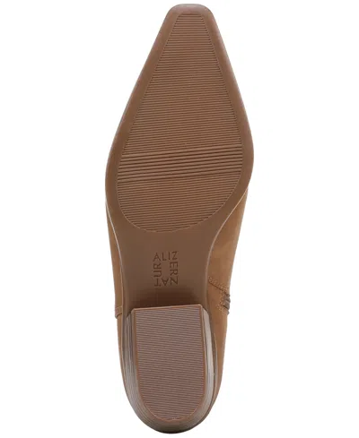 Naturalizer Bea Bootie In Chestnut Faux Leather