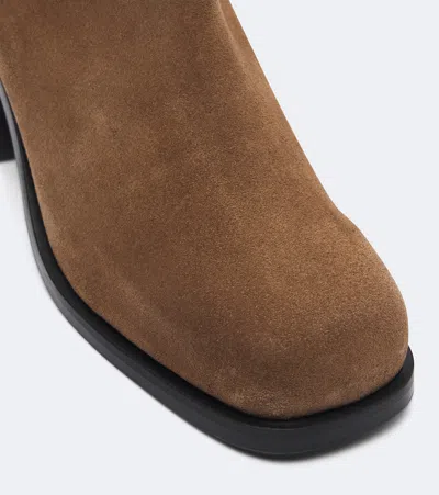 Staud Brooklyn Suede Ankle Boots In Multi