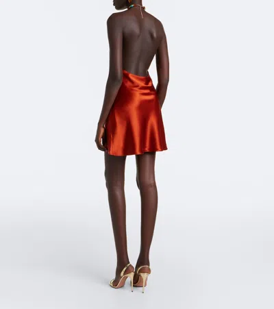 Retroféte Marvel Dress In Orange