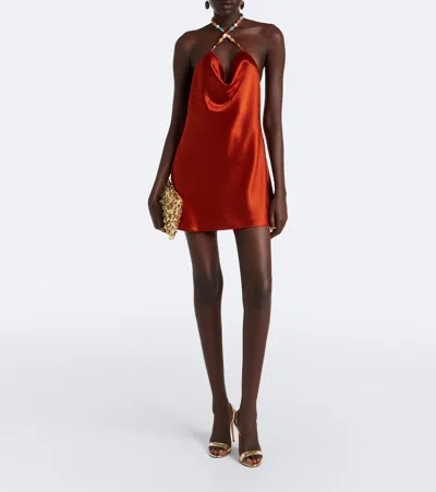 Retroféte Marvel Dress In Orange