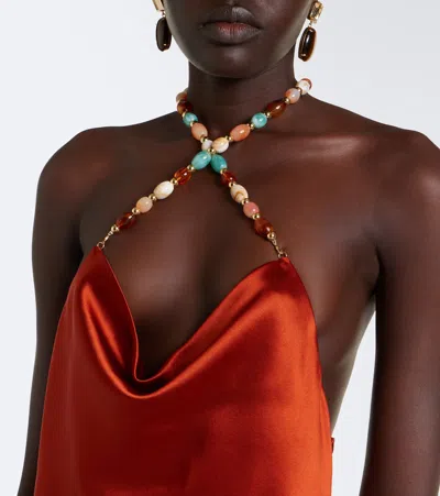 Retroféte Marvel Dress In Orange