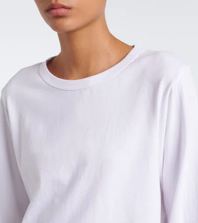 Leset Margo Cotton Jersey T-shirt In White