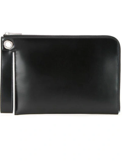 Shop Dion Lee Slit Loop Clutch - Black