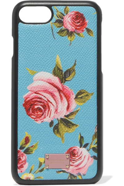 Dolce & Gabbana Printed Textured-leather Iphone 7 Case
