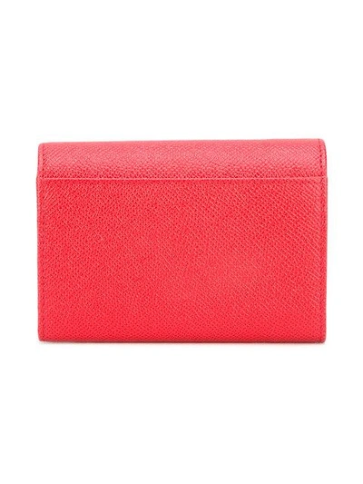 Shop Dolce & Gabbana Dauphine Wallet In Red