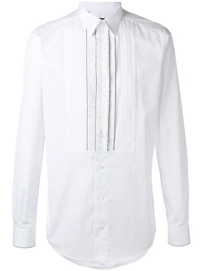 Shop Dolce & Gabbana - Embroidered Panel Shirt