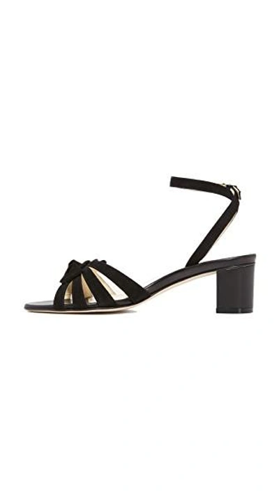 Shop Sarah Flint Snapdragon Block Heel Sandals In Black