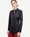 Ann Taylor Petite Perfect Shirt In Black