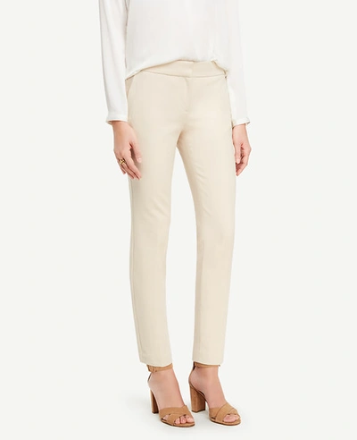 Ann Taylor The Petite Ankle Pant - Devin Fit In Pearl Sand