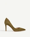 ANN TAYLOR FELIPA SUEDE D'ORSAY PUMPS,421103