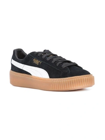 Shop Puma Platform Sneakers - Black