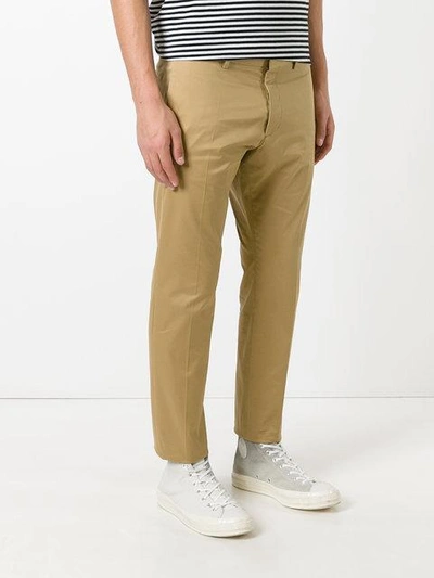 Shop Dsquared2 Slim-fit Chinos - Neutrals