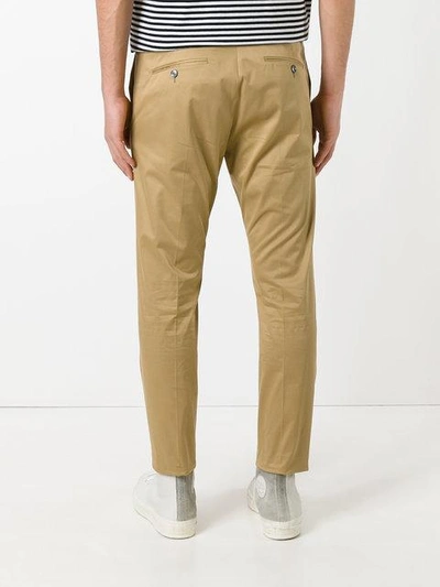 Shop Dsquared2 Slim-fit Chinos - Neutrals