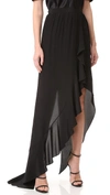 JUAN CARLOS OBANDO RUFFLE WRAP SKIRT