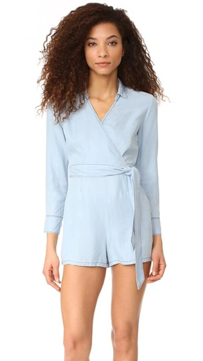 Bb Dakota Carlisle  Romper In Light Blue