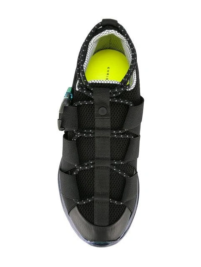 Shop Christopher Kane Lace-up Sneakers - Black