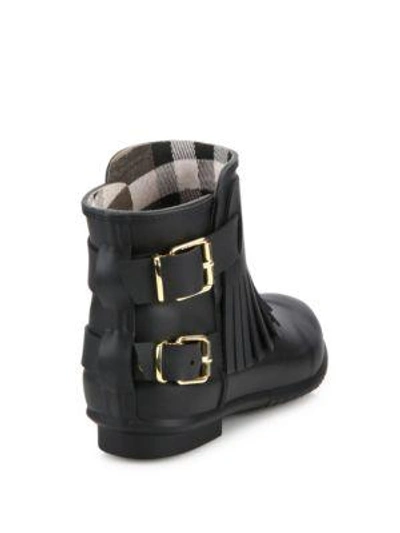 Burberry fringe top rain boots