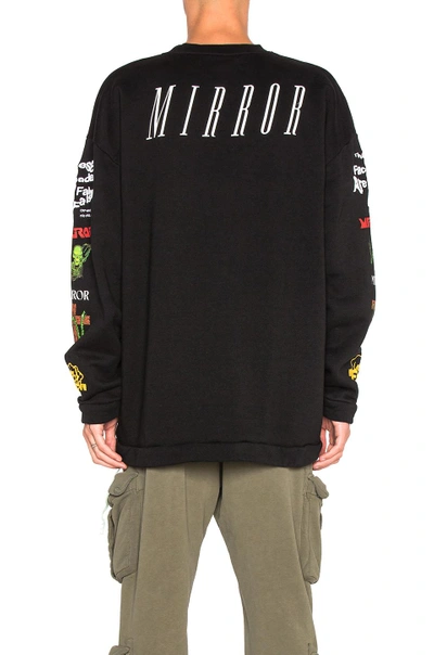 Shop Off-white Mix Rock Crewneck In Black.  In Black Multicolor