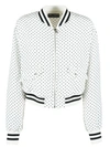 DOLCE & GABBANA Dolce & Gabbana: White/black Polka Dot Bomber,F9871TG7KBAX0800