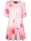Boutique Moschino Floral Print Dress In Pink