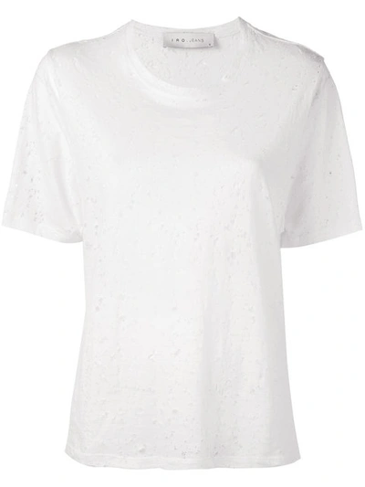 Iro Distressed T-shirt In White