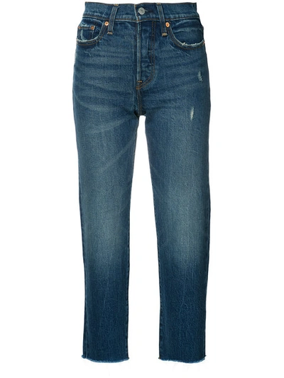 Levi's Wedgie Straight Jeans In Lasting Impression In Blue