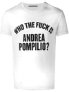 Andrea Pompilio 'who The Fuck Is' T-shirt