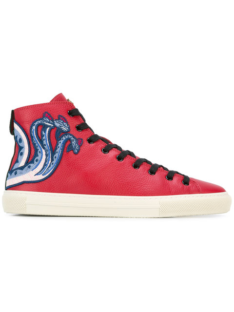 gucci red high tops