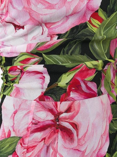 Shop Dolce & Gabbana Rose Print Dress
