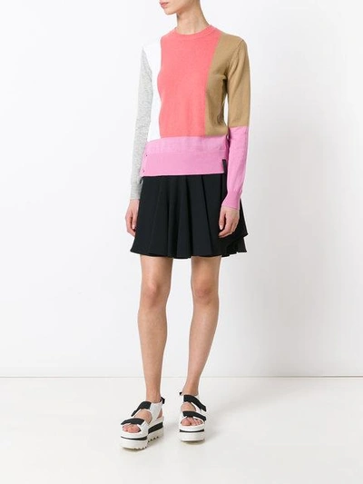 Shop Kenzo Colour Block Jumper