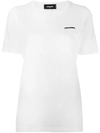 DSQUARED2 logo embossed T-shirt,HANDWASH