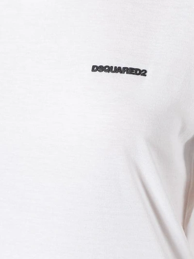 Shop Dsquared2 Logo Embossed T-shirt