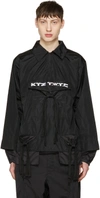 KTZ Black Gathered Pocket Shirt