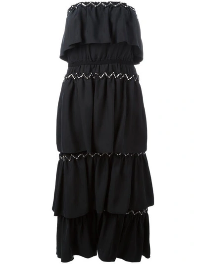 Shop Sonia Rykiel Strapless Layered Dress