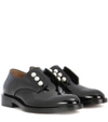 GIVENCHY Masculine Pearls patent leather derby shoes