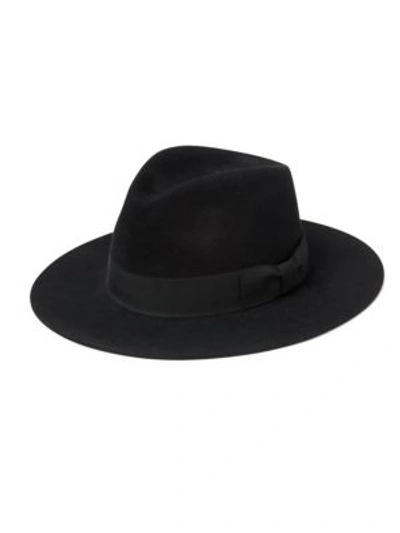 Shop Saint Laurent Chapeau Bowie Hare Fedora In Na