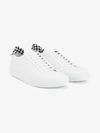 Givenchy White Checkerboard Urban Street Sneakers