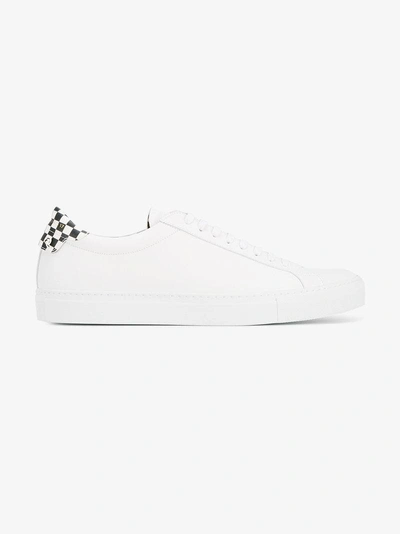 Shop Givenchy Urban Knots Checkerboard Sneakers