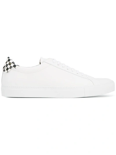 Shop Givenchy Urban Knots Checkerboard Sneakers