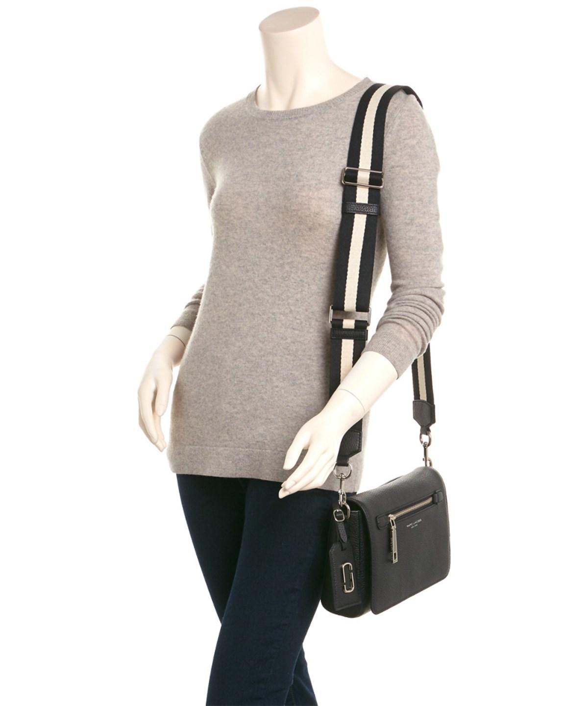 Marc Jacobs Gotham Small Leather Shoulder Bag In Black ModeSens