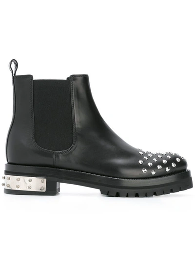 Shop Alexander Mcqueen Studded Chelsea Boots