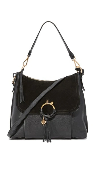See By Chloé Small Joan Cross-body Bag In Black